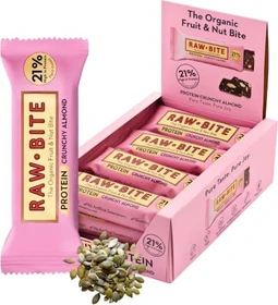 Raw Bite Protein Crunchy Almond 540g (12x 45g)