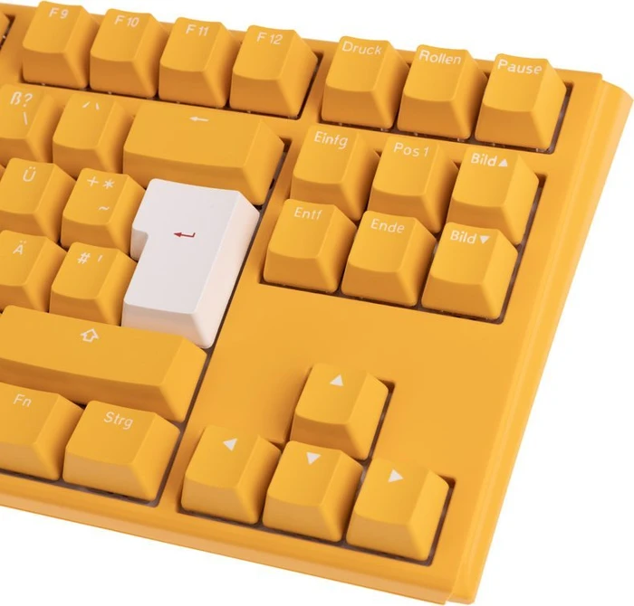 Ducky One 3 Yellow TKL PBT, LEDs RGB, MX RGB BROWN, USB, DE
