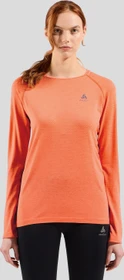 Odlo Essential Seamless Funktionsshirt langarm living coral melange (Damen)