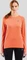 Odlo Essential Seamless Funktionsshirt langarm living coral melange (Damen) Vorschaubild