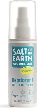 Salt of the Earth Natural Deodorant Spray Unscented nachfüllbar, 100ml