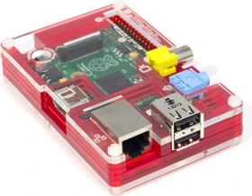 Pimoroni Pibow Raspberry Pi Gehäuse für Raspberry Pi 1 Modell B, Coupe