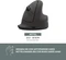 Fellowes Breyta Vertical Mouse, medium, schwarz, USB/Bluetooth Vorschaubild