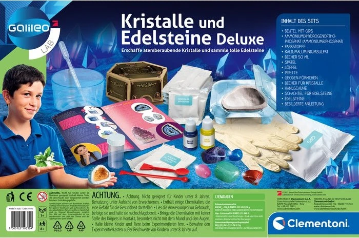 Clementoni Galileo Kristalle und Edelsteine Deluxe