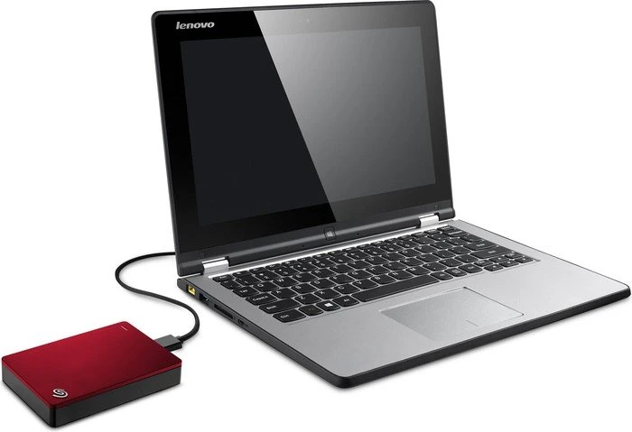 Seagate Backup Plus Portable, rot, 4TB, USB 3.0 Micro-B
