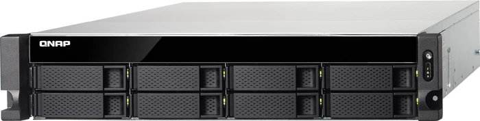 QNAP QuTS hero TVS-872XU-i3-4G 80TB, 4GB RAM, 2x SFP+ 10Gb/s, 4x RJ-45 1000Base-T, 2HE