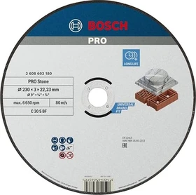 Bosch Professional C30SBF Standard for Stone Trennscheibe, 230x3x22.23mm, 1 Stück