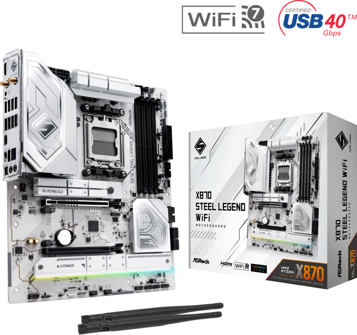 ASRock X870 Steel Legend WiFi (AMD AM5)
