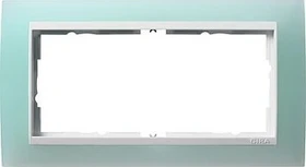 Gira Event Opak Abdeckrahmen 2fach ohne Mittelsteg, mint