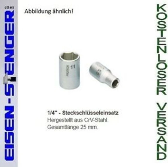 Proxxon Außensechskant Steckschlüssel 1/4", 4.5x25mm