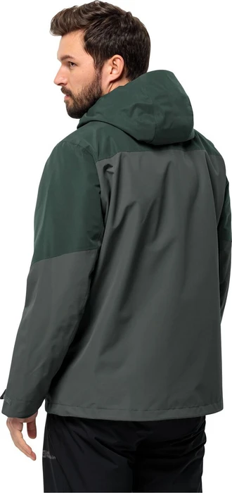 Jack Wolfskin Glaabach 3in1 Funktionsjacke slate green (Herren)