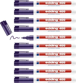 edding 400 Permanentmarker violett, 10er-Pack