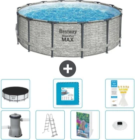 Bestway Steel Pro Max Frame Pool Set rund 427x122cm
