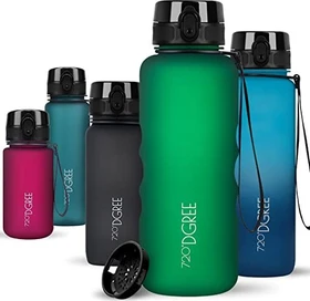 720°DGREE uberBottle softTouch Trinkflasche 1.5l forest green