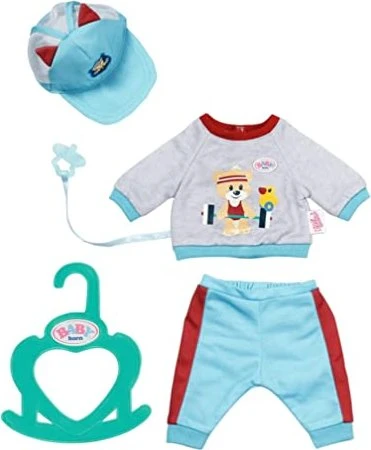 Zapf creation BABY born Mode - Little Sport Outfit 36cm blau