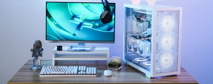 DeepCool Morpheus WH, weiß, Glasfenster