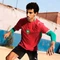 Puma FIFA WM 2026 Marokko Authentic Auswärtstrikot kurzarm fast red/victory gold (Junior) Vorschaubild