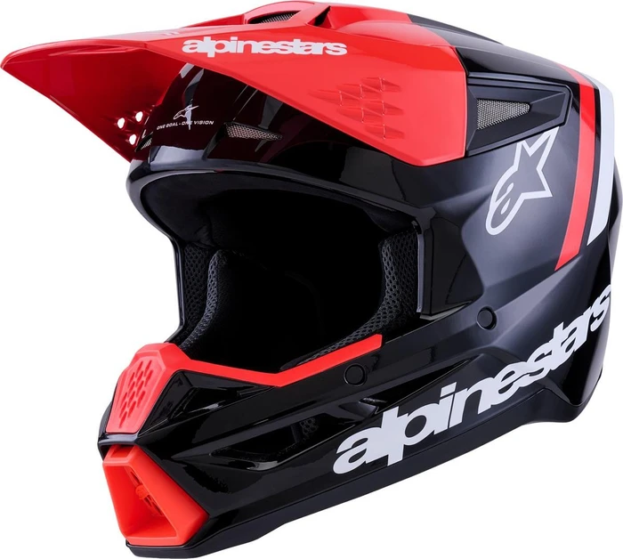 Alpinestars S-M3 Radium schwarz/rot/weiß
