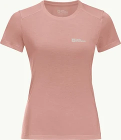 Jack Wolfskin Vonnan Funktionsshirt kurzarm rose dawn (Damen)