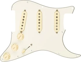 Fender Pre-Wired Strat Pickguard, Custom Shop Fat 50's SSS (verschiedene Farben)
