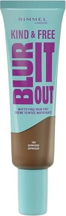Rimmel Kind & Free Blur It Out Skin Tint 705 espresso LSF20, 30ml