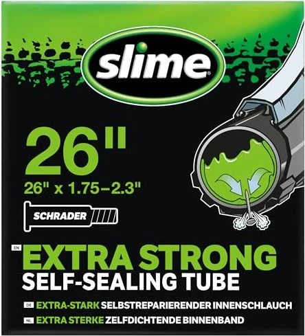 Slime Extra Strong Self-Sealing Inner Tube AV 35mm 26" Schlauch