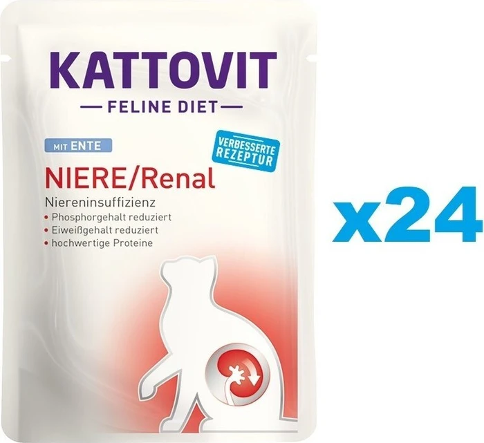Finnern Kattovit Renal mit Ente, 2.04kg (24x 85g)