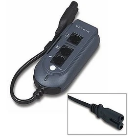 Belkin Reise-Überspannungsschutz, für Notebooks [C8-Stecker mit 2 Stiften]