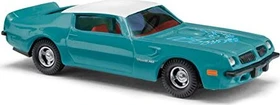 Busch Pontiac TransAm dunkeltürkis/weiß