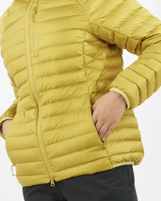 Salomon Elixir Micro Down Hooded Funktionsjacke cress green (Damen)