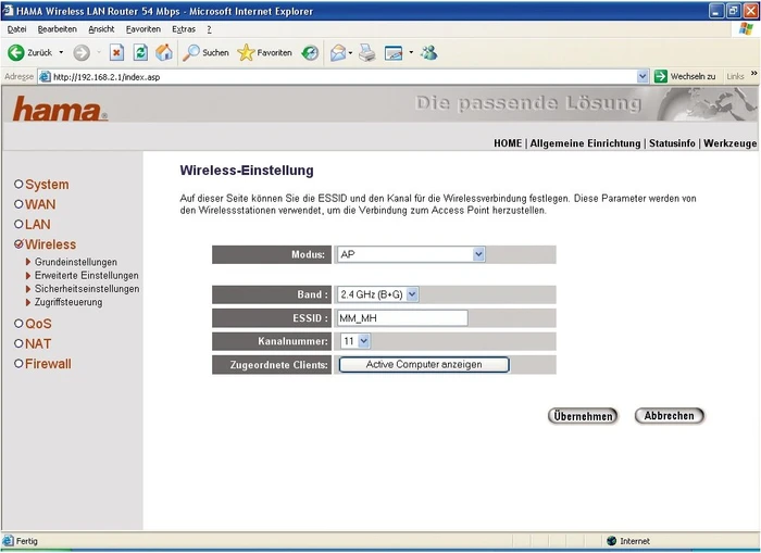 Hama WLAN Router