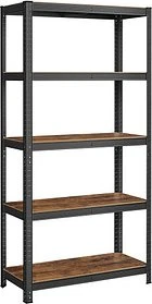 Songmics Schwerlastregal 90x180x40cm schwarz