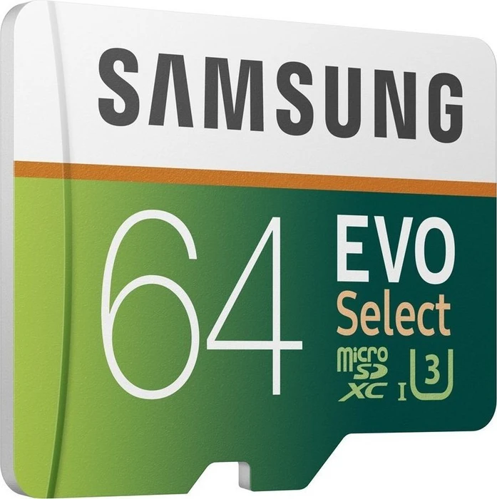 Samsung EVO Select R100/W60 64GB Kit, UHS-I U3, Class 10