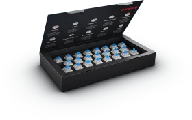 Cherry MX RGB BLUE Switch Kit, MX RGB BLUE 50Mio Switch Set, MX1A, 23er-Pack