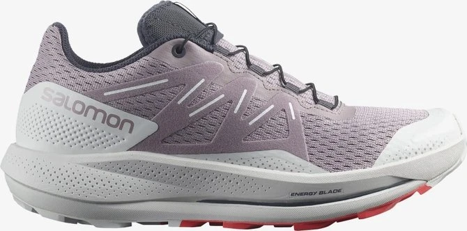 Salomon Pulsar Trail quail/lunar rock/poppy red (Damen)
