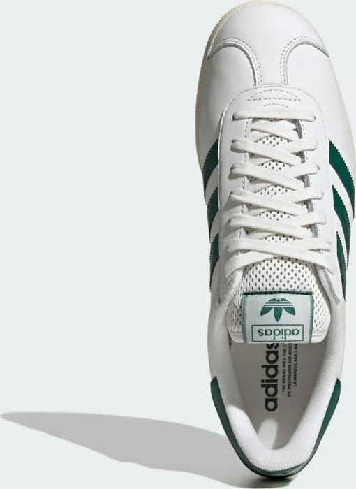 adidas Gazelle core white/collegiate green/cream white (Herren)