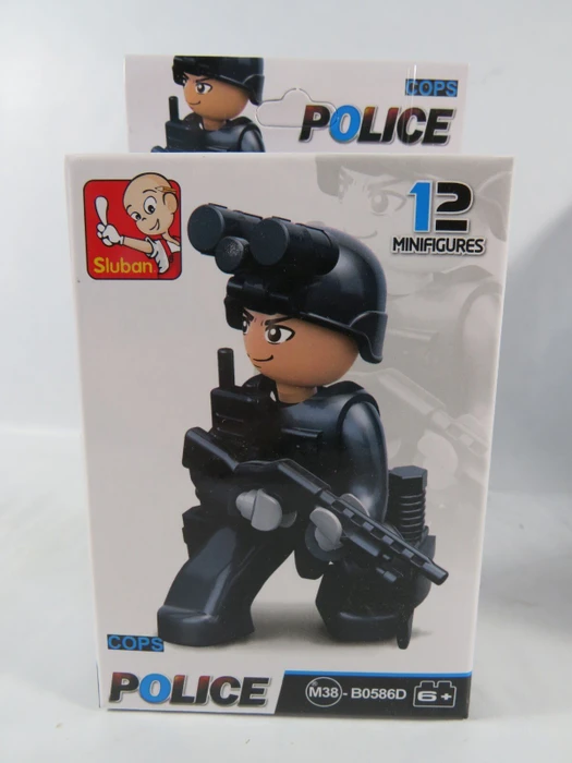 Sluban Police Cops & Robbers Display 12 Stück