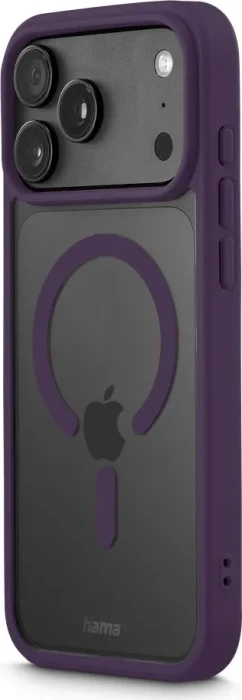 Hama Handyhülle Frame Protect magnetisch für Apple iPhone 18 Pro Max transparent/rot