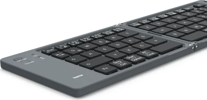 Hama Travel 450 Mini-Tastatur, schwarz, faltbar, Bluetooth, DE