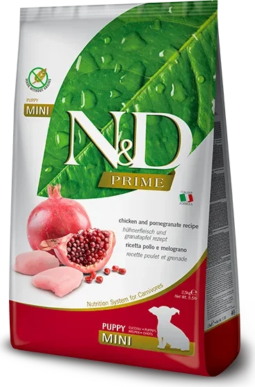 Farmina N&D Prime, Puppy Mini, mit Huhn & Granatapfel, 2.50kg