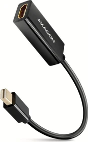 Axagon Mini DisplayPort 1.2/HDMI 1.4b Adapterkabel schwarz, 0.15m