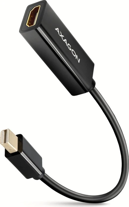 Axagon Mini DisplayPort 1.2/HDMI 1.4b Adapterkabel schwarz, 0.15m