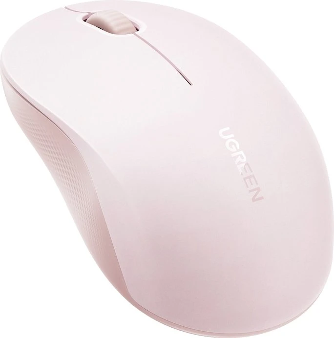 Ugreen M331 Wireless Multi-Mode Mouse, rosa, USB/Bluetooth