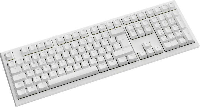 Ducky One X Wireless, weiß, LEDs RGB, Inductive Analog Switch, USB/Bluetooth, ND