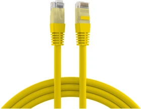 EFB Elektronik PVC CCA Patchkabel, Cat5e, U/UTP, RJ-45/RJ-45, 3m, gelb