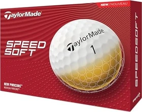 TaylorMade SpeedSoft Golfbälle weiß, 12 Stück