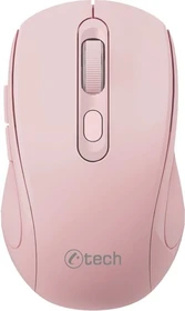 C-Tech WLM-12 Wireless Dual-Mode Mouse rosa, USB/Bluetooth (WLM-12PK)