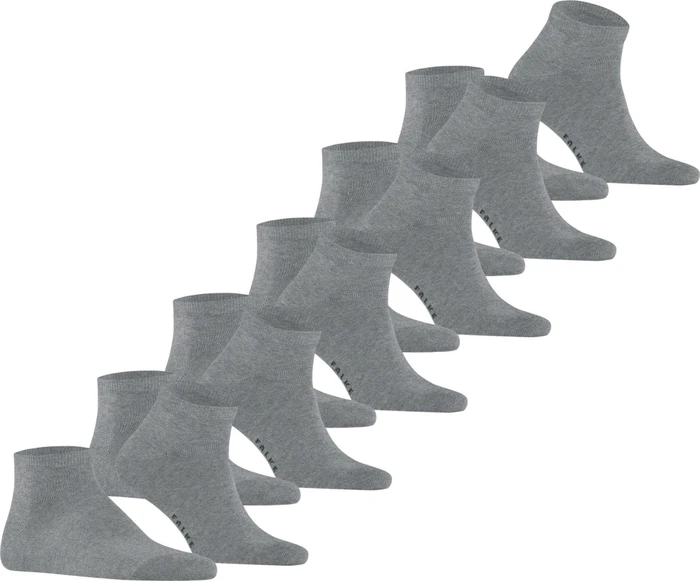 Falke Happy Socken light greymel., 6 Paare (Herren)