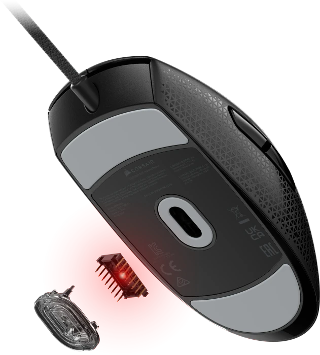 Corsair M55 Lightweight Gaming Mouse, schwarz, USB
