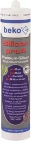 beko Silikon pro4 Premium Universal Silikonkleber betongrau, 310ml